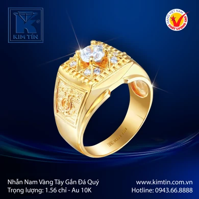 Nhẫn nam Vàng tây 10K