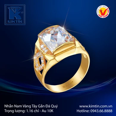 Nhẫn nam Vàng tây 10K 