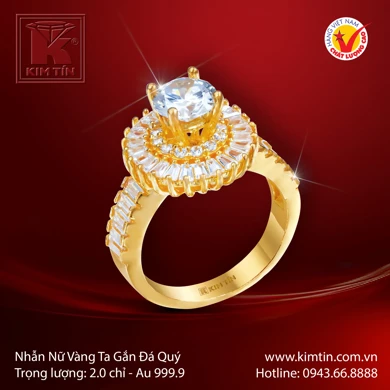 Nhẫn nữ Vàng 24K 