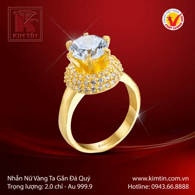 Nhẫn nữ Vàng 24K 