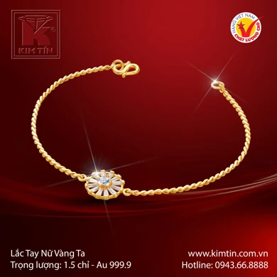 Lắc tay nữ Vàng 24K 