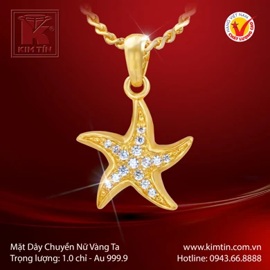 Mặt dây chuyền Vàng 24K