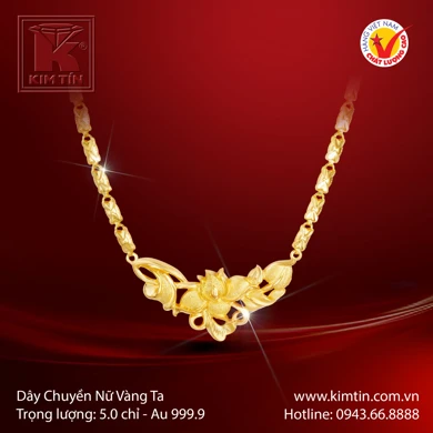 Dây chuyền nữ Vàng 24K 