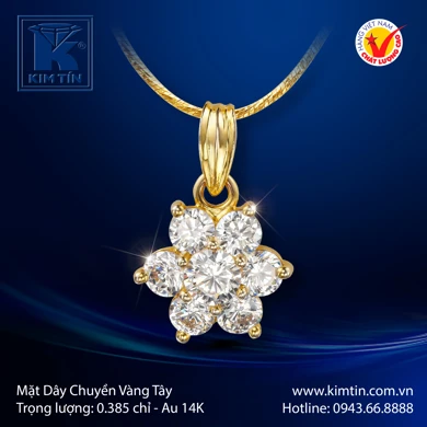 Mặt dây chuyền Vàng tây 14K 