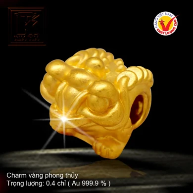 Charm vàng phong thủy 