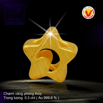 Charm vàng phong thủy 