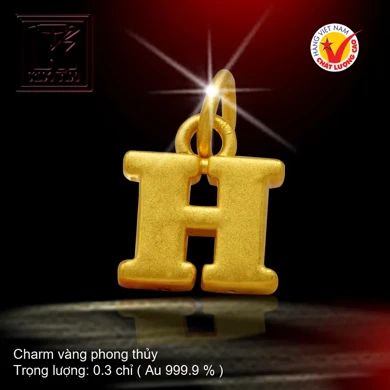 Charm vàng phong thủy 