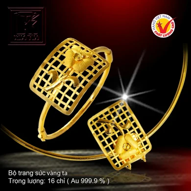 Bộ trang sức vàng 24K