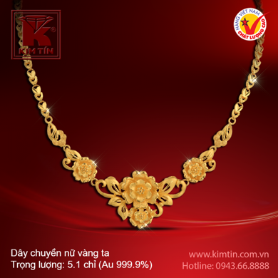Kiềng nữ - Vàng 24K