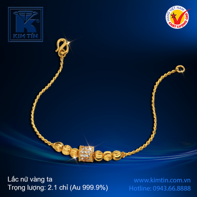 Lắc nữ - Vàng 