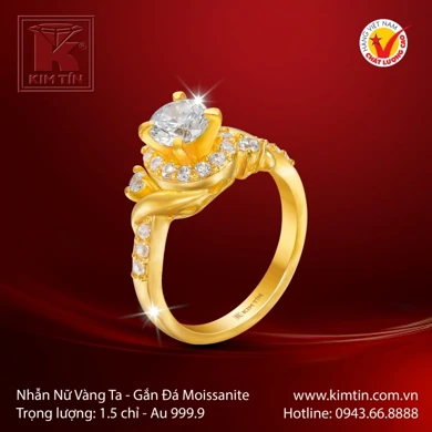 Nhẫn nữ vàng 24K