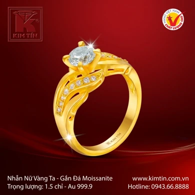 Nhẫn nữ vàng 24K