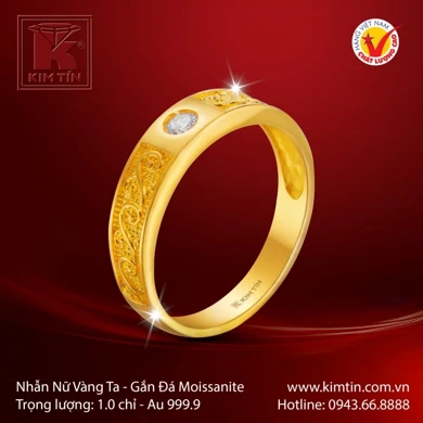 Nhẫn nữ vàng 24K