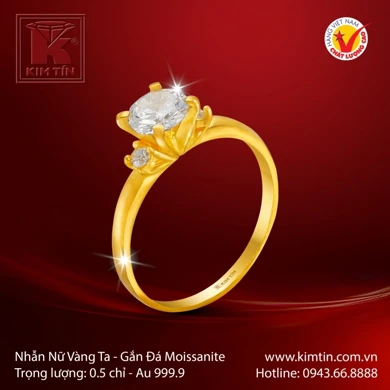 Nhẫn nữ vàng 24K