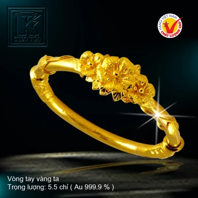 Vòng tay vàng 24 K