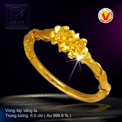 Vòng tay vàng 24K