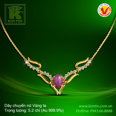 Dây chuyền nữ - Vàng 24K