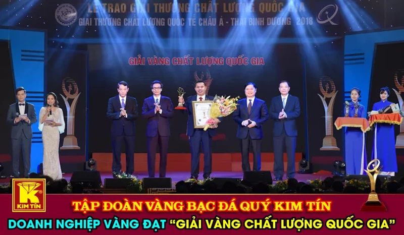 Kim Tín Vinh dự đạt giải thưởng “Doanh nghiệp Thương mại dịch vụ tiêu biểu”